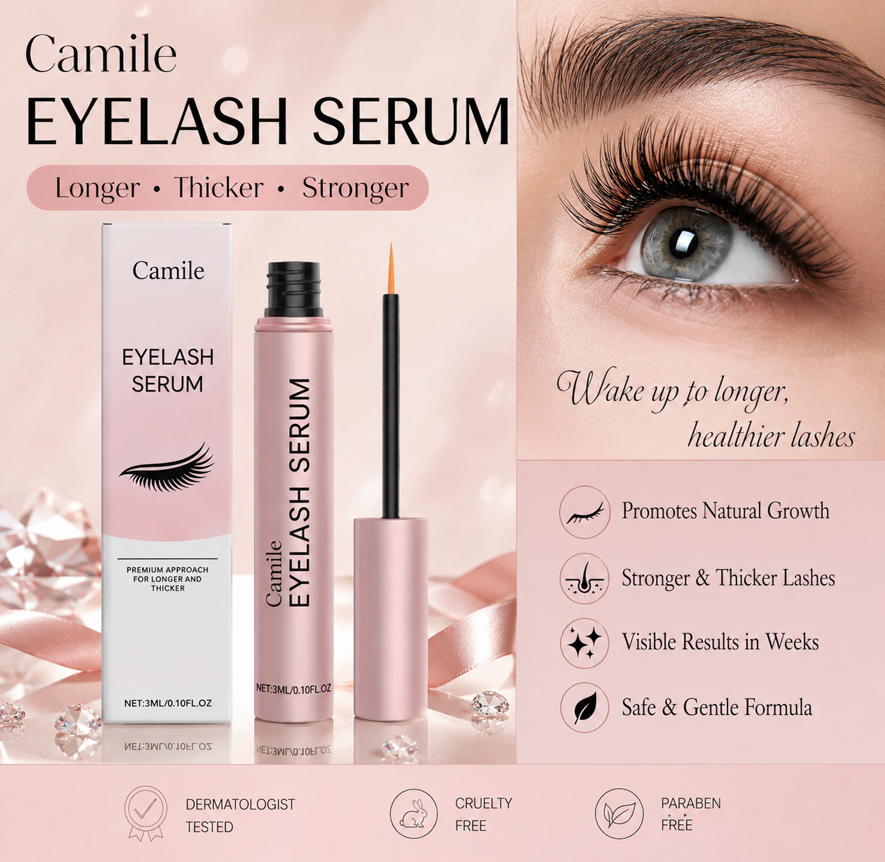 Camile Lash Growth Serum